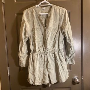 Women’s Old Navy Army Green long sleeve romper